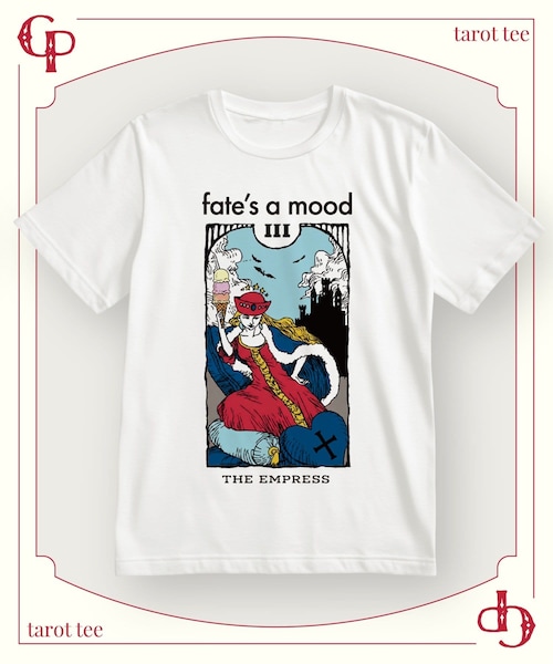 CIAOPANIC（チャオパニック）の「タロットグラフィックTEE（Tシャツ/カットソー・レディース・ホワイトその他2/ライトグレー/クリア/ホワイトその他3/オフホワイト/ベージュ/アイボリー/シルバー/ホワイトその他1/ホワイト/ライトベージュ/グレー・F）」の4枚目の写真