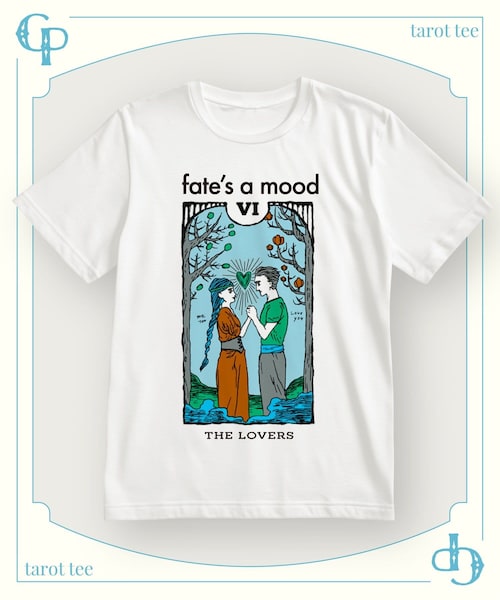 CIAOPANIC（チャオパニック）の「タロットグラフィックTEE（Tシャツ/カットソー・レディース・ホワイトその他2/ライトグレー/クリア/ホワイトその他3/オフホワイト/ベージュ/アイボリー/シルバー/ホワイトその他1/ホワイト/ライトベージュ/グレー・F）」の6枚目の写真