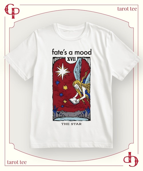 CIAOPANIC（チャオパニック）の「タロットグラフィックTEE（Tシャツ/カットソー・レディース・ホワイトその他2/ライトグレー/クリア/ホワイトその他3/オフホワイト/ベージュ/アイボリー/シルバー/ホワイトその他1/ホワイト/ライトベージュ/グレー・F）」の3枚目の写真