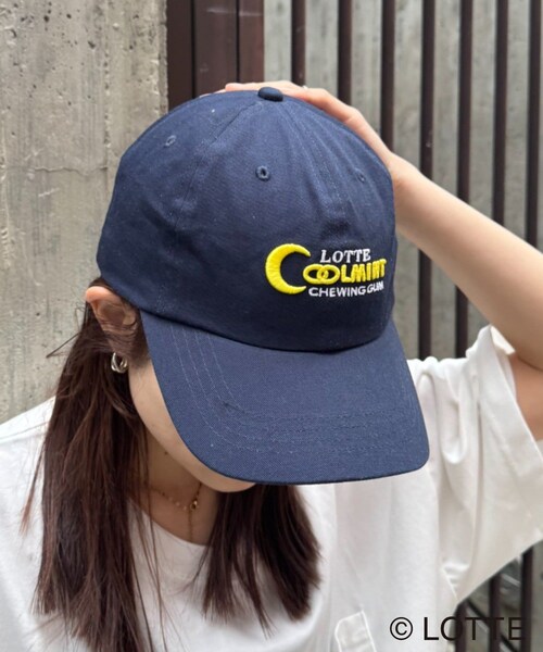 CIAOPANIC TYPY(チャオパニックティピー)の「【TYPY×LOTTE板ガム】アソート板ガムロゴキャップ(キャップ・レディース・ブラック/グリーン/ネイビー・ONE)」の3枚目の写真