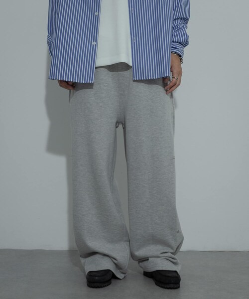 SENSE OF PLACE by URBAN RESEARCH（センスオブプレイスバイアーバンリサーチ）の「サイドスナップスウェットパンツ（スウェットパンツ・メンズ・GRAY/CHARCOAL/PINK・M/L）」の7枚目の写真
