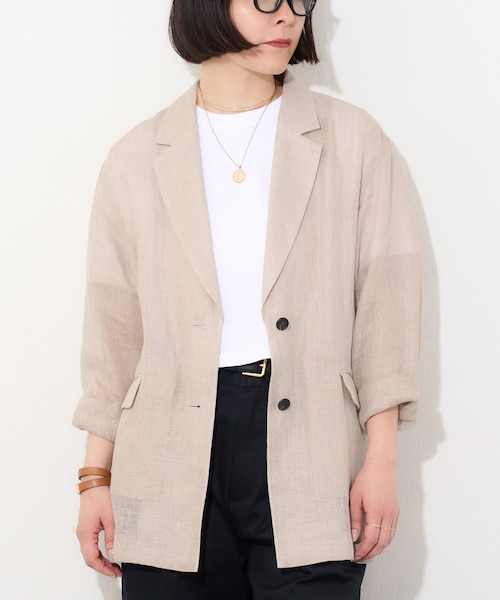 Whim Gazette（ウィムガゼット）の「リネン製品染めジャケット