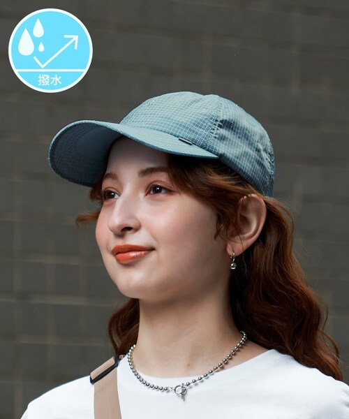 3coins（3coins）の「撥水加工キャップ（キャップ・レディース・ブラック/ブルー・FREE）」の2枚目の写真