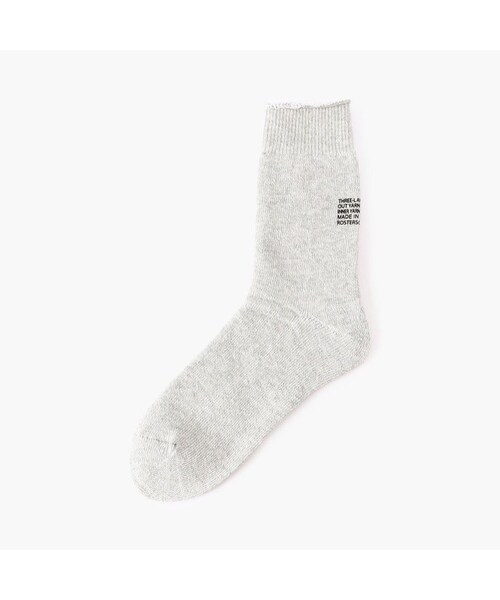 BRIEFING(ブリーフィング)の「BR×ROSTER SOX HEEL LOGO 3 LAYERS SOCKS(その他・BLACK/WHITE/GRAY・FREE)」の2枚目の写真