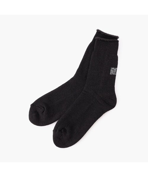 BRIEFING(ブリーフィング)の「BR×ROSTER SOX HEEL LOGO 3 LAYERS SOCKS(その他・BLACK/WHITE/GRAY・FREE)」の9枚目の写真