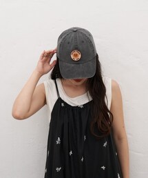 CIAOPANIC TYPY（チャオパニックティピー）の「ピグメント加工ワッペンキャップ（キャップ・レディース）」
