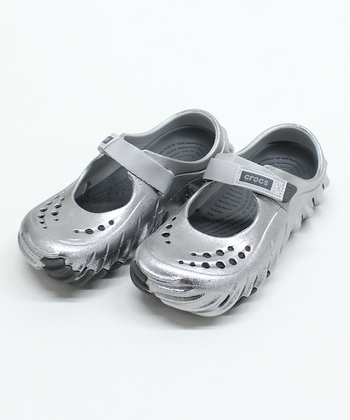 RNA(アールエヌエー)の「【crocs/クロックス】E5243 ECHO MARY JANE METAL SPORT(シューズ・レディース・ブラック)」の1枚目の写真
