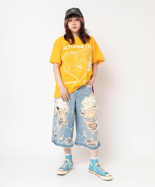 RNA(アールエヌエー)の「E5260 ハギハギデニムWASH CAP(帽子・レディース・ブルーデニム/ブラックデニム)」の21枚目の写真
