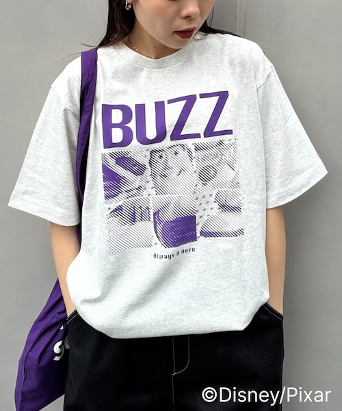CIAOPANIC TYPY(チャオパニックティピー)の「【TOY STORY/トイ・ストーリー】ピックアップ6コマTEE(Tシャツ/カットソー・レディース・チャコールグレー/オフホワイト/ブラック/グレー/ホワイト/ブラックその他1・L/XL/M)」の6枚目の写真