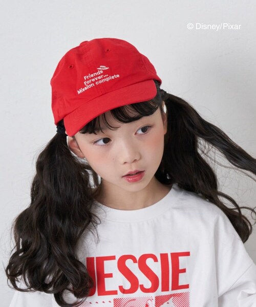 CIAOPANIC TYPY(チャオパニックティピー)の「【KIDS】【TOY STORY/トイ・ストーリー】シルエット刺繍ロゴCAP(キャップ・キッズ・チャコールグレー/レッド/ネイビー・ONE)」の3枚目の写真