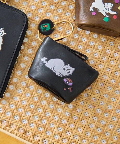 ear PAPILLONNER（イアパピヨネ）の「【KEN NAKAYAMA×ear】コラボキーケース《本革》（キーケース/キーアクセサリー・レディース・ブラウンその他2/ブラックその他1/ブラックその他2/ブラウンその他1・FREE）」の3枚目の写真