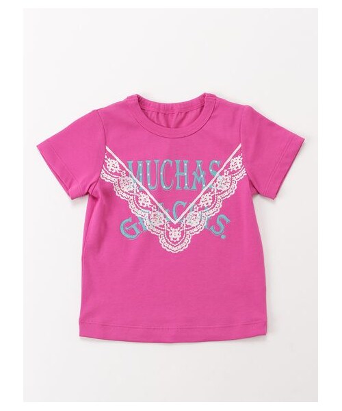 HAKKA BABY（ハッカベビー）の「［ベビー］32/-天竺半袖Tシャツ(接触冷感)（トップス・キッズ・ピンク/ライトグレ-・L）」の6枚目の写真
