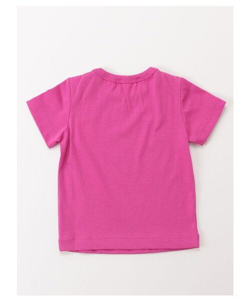 HAKKA BABY（ハッカベビー）の「［ベビー］32/-天竺半袖Tシャツ(接触冷感)（トップス・キッズ・ピンク/ライトグレ-・L）」の2枚目の写真