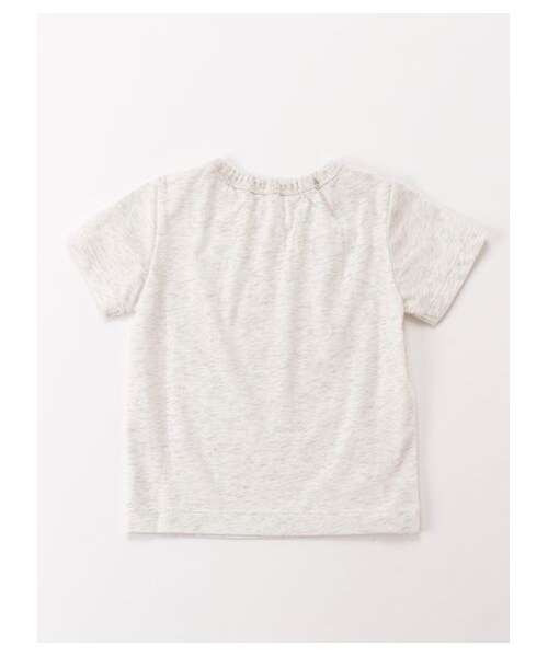 HAKKA BABY（ハッカベビー）の「［ベビー］32/-天竺半袖Tシャツ(接触冷感)（トップス・キッズ・ピンク/ライトグレ-・L）」の8枚目の写真