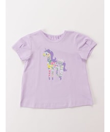HAKKA BABY | ［ベビー］ユニコーン/リンゴプリントチュニックTシャツ