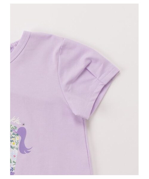 HAKKA BABY（ハッカベビー）の「［ベビー］ユニコーン/リンゴプリントチュニックTシャツ（トップス・キッズ・パープル/サックス・L）」の4枚目の写真