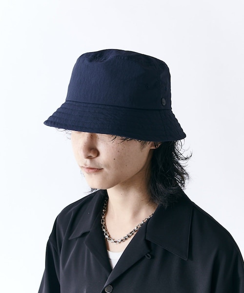 Lui's(ルイス)の「【CPH】BUCKET HAT / NYLON RIP(ハット・メンズ・ネイビー/ブラック・F)」の1枚目の写真