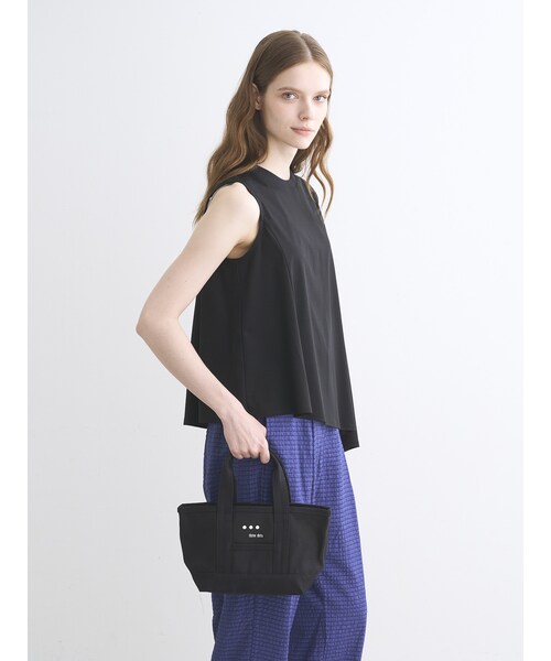 three dots（スリードッツ）の「トートバッグ ミニ（その他・natural/black/black/navy/green）」の11枚目の写真