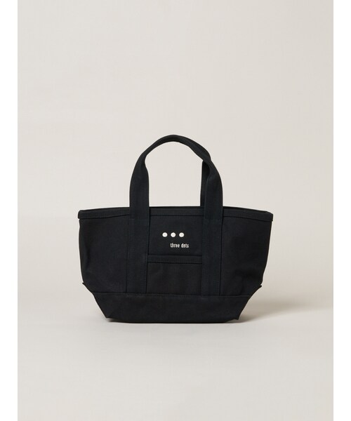 three dots（スリードッツ）の「トートバッグ ミニ（その他・natural/black/black/navy/green）」の2枚目の写真
