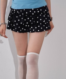 WHO'S WHO gallery | カットティアードミニSK（無地・ドット)(スカート)