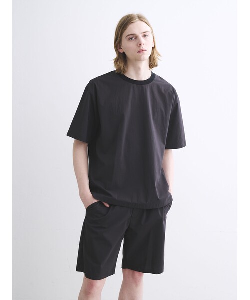 three dots（スリードッツ）の「トラベルライン Tシャツ（その他・black/charcoal/navy）」の9枚目の写真