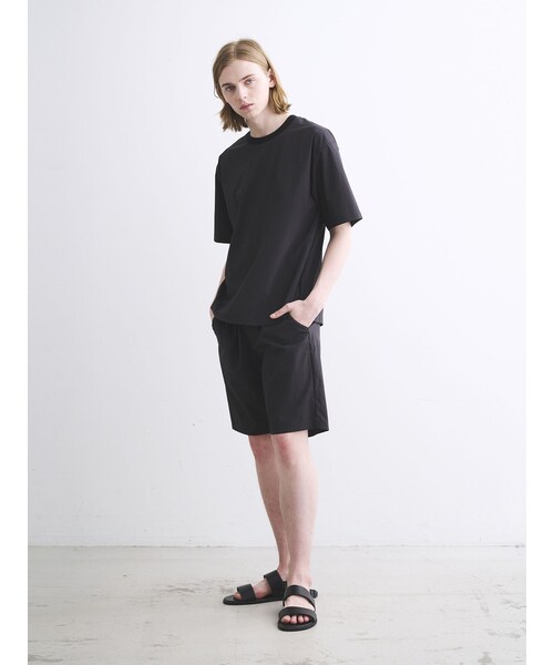 three dots（スリードッツ）の「トラベルライン Tシャツ（その他・black/charcoal/navy）」の13枚目の写真