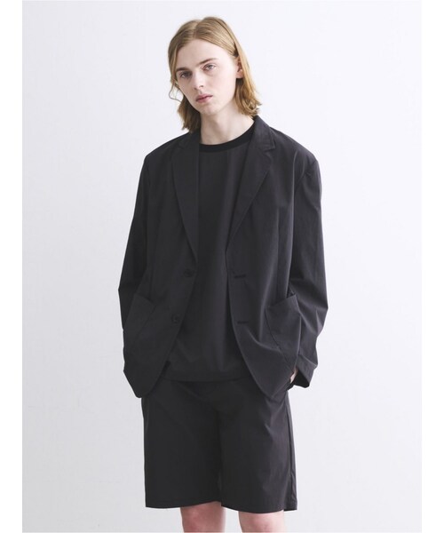 three dots（スリードッツ）の「トラベルライン リラックスジャケット（その他・black/charcoal/navy）」の9枚目の写真