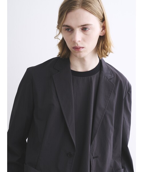 three dots（スリードッツ）の「トラベルライン リラックスジャケット（その他・black/charcoal/navy）」の10枚目の写真