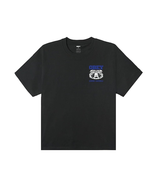 WHO'S WHO gallery(フーズフーギャラリー)の「【OBEY】 KNOW THYSELF(Tシャツ/カットソー・メンズ・ホワイト/ブラック・S)」の2枚目の写真