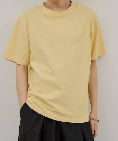 Kastane（カスタネ）の「【WHIMSIC/2サイズ展開】SCREEN STARS ガーメントダイTシャツ（Tシャツ/カットソー・レディース・ブラック/ホワイト/パープル/イエロー・S/M）」の4枚目の写真