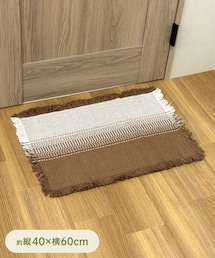 3coins | インテリアマットライン:40×60cm(ラグ/マット)