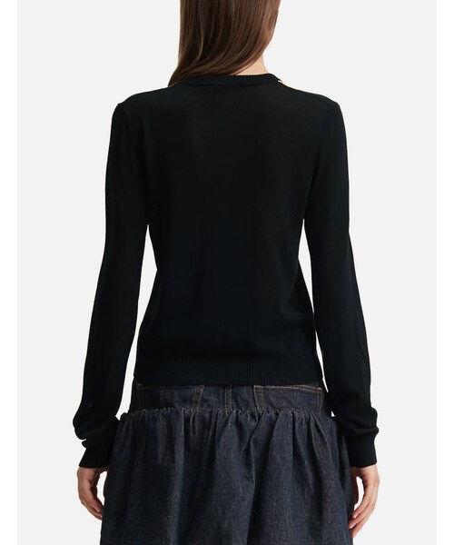 GANNI（ガニー）の「Light Cotton Argyle Cardigan（その他・レディース・other・XS/S/M/L）」の4枚目の写真