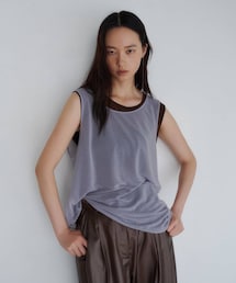 カットシフォンレイヤードタンクSET