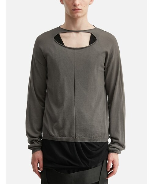 Rick Owens(リックオウエンス)の「Slashed Pull Sweater(その他・メンズ・other・XS/S/M/L/XL)」の3枚目の写真