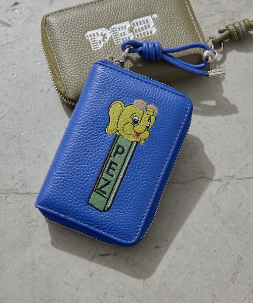 【PEZ(ペッツ)×ear】刺しゅう折り財布《WEB限定カラーあり/本革》