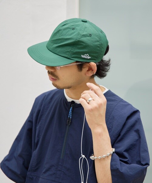CIAOPANIC TYPY(チャオパニックティピー)の「【Franklin Climbing/フランクリンクライミング】撥水ナイロンロゴ刺繍キャップ(キャップ・レディース・ブラック/グリーン/ベージュ・ONE)」の3枚目の写真