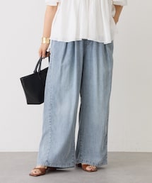 PUAL CE CIN | リヨセルデニムイージーパンツ(デニムパンツ)