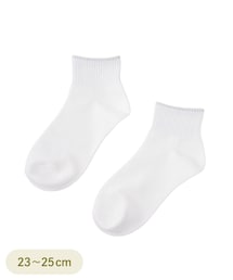3coins | 接触冷感トップラメアンクル丈ソックス(ソックス/靴下)