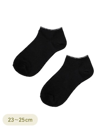 3coins | 接触冷感トップラメスニーカー丈ソックス(ソックス/靴下)
