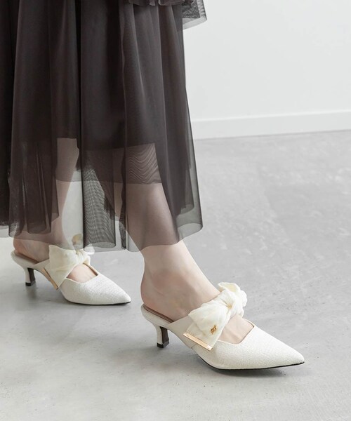 RANDA(ランダ)の「ボリュームリボンミュールパンプス(その他・レディース・その他)」の2枚目の写真