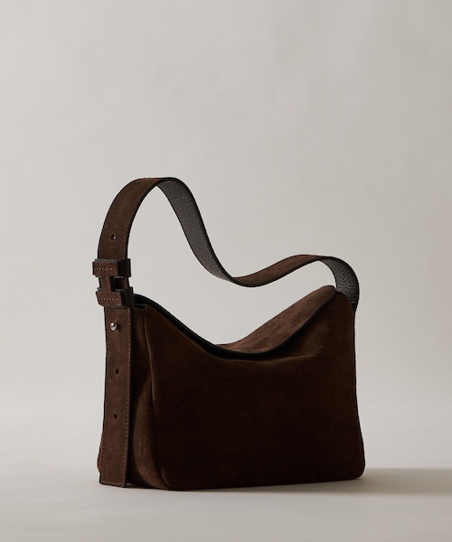 IACUCCI(イアクッチ)の「【coming soon】スウォーノ S SUEDE(ショルダーバッグ・レディース・サンドベージュ/ダークブラウン・FREE)」の2枚目の写真