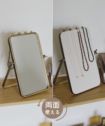 salut! | ネックレスホルダー付き卓上ミラー/my room shop(ミラー)