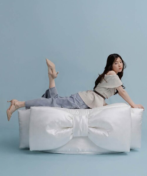RANDA(ランダ)の「【Ribbon Collection】リボンパーツセパレートパンプス(その他・レディース・その他)」の6枚目の写真