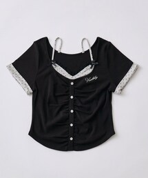 OLIVE des OLIVE | キャミレイヤードトップス(Tシャツ/カットソー)