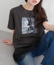 natural couture | アソートCATフォトT(Tシャツ/カットソー)