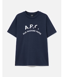 T-Shirt With Vintage-Effect A.P.C. Logo
