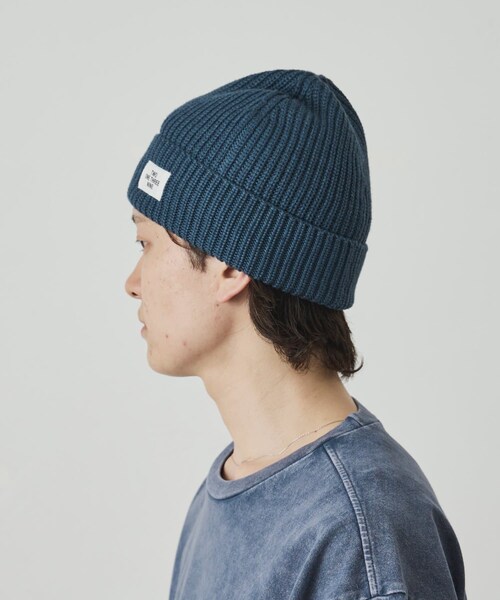 COLONY 2139（コロニートゥーワンスリーナイン）の「【UNISEX】リブニットキャップ（ニットキャップ/ビーニー・メンズ・ブラック/グレー/オレンジ/ブルー・FREE）」の3枚目の写真