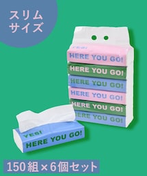 3coins | ソフトパックティッシュスリムタイプ6個セット(150組)(その他)