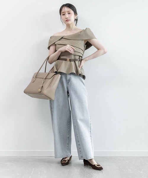 RANDA(ランダ)の「3E幅広 ゴールドパーツポインテッドフラットパンプス(その他・レディース・その他)」の15枚目の写真