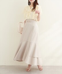 natural couture | ビットベルト付きマーメイドスカート(スカート)
